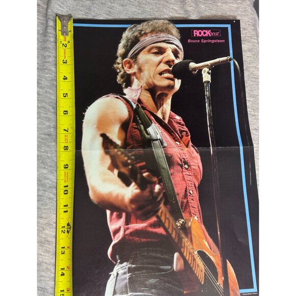 Rock Beat Culture Club Bruce Springsteen 1985 Concert Card - Picture 2 of 4